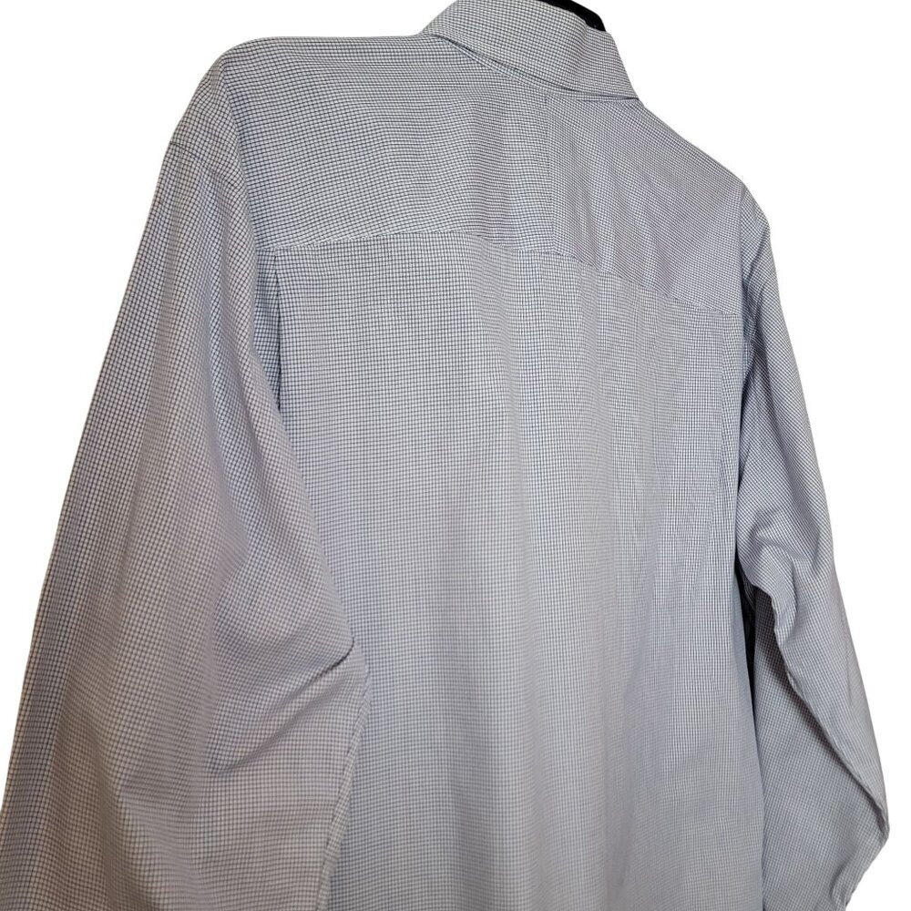 Robert Talbott Wm King Dress Shirt Micro Gingham Check Button Down - Picture 13 of 14